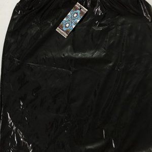 NWT Boohoo Size 10 Tall Black Vinyl Skirt
